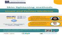 برگزاری وبینار بین المللی "Skin Lightening Methods in Unani and Persian Medicine"