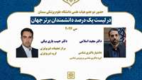  درخشش جهانی پژوهشگران دانشگاه علوم پزشکی استان سمنان؛ نام دو عضو هیأت علمی در فهرست یک درصد برتر دانشمندان جهان ثبت شد