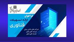 اعطای تسهیلات فناورانه به هسته ها، واحدها و شرکت های دانش بنیان